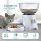5L Automatic Pet Feeder Cat Dog Food Dispenser White