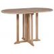 Folding Butterfly Dining Table Solid Teak 120x70x75 cm