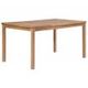 Outdoor Dining Table 150x90x77 cm Solid Teak Wood