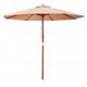 Instahut 2.7M Outdoor Pole Umbrella Cantilever Stand Garden Umbrellas Patio Beige