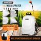 16L Backpack Sprayer Electric Weed Sprayer Garden Farm Pump Spraying - White