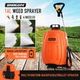 Garden Sprayer on Wheels 16L 12V Electric Weed Sprayer Farm Pump Spraying Orange
