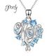 Poly Tree of Life  S925 Sterling Silver  3AAA Cubic Zirconia Necklace for Women gift for Mother Wife Mom  Grandma Girlfriend