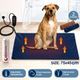 Heated Dog Pad Pet Cat Doggy Heating Bed Puppy Electric Heater Mat Thermal Protection XL 75x45cm