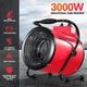 2-in-1 3000W Portable Electric Industrial Fan Heater Free Standing Carpet Dryer SAA Red