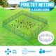 Chicken Fence Ducks Netting Poultry Net Geese Mesh Hens Fencing Coop 25 Posts 50m x 1.25m