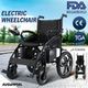 Electric Wheelchair Motorised Folding Mobility Scooter Lightweight Powerchair Black