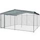 3x3m Dog Enclosure Kennel Large Chain Cage Animal Pet Shade Cover Fencing Run
