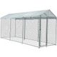 4.5x1.5m Dog Enclosure Kennel Large Chain Cage Pet Animal Shade Cover Fencing