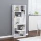 Book Cabinet High Gloss White 67x24x161 cm Chipboard