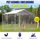 3x3x2.32m Dog Kennel Pet Enclosure Run with Waterproof Fabric Cover