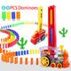 Put Up The Domino Game Toy Set Automatic Placement Domino Train Car 60 PCS
