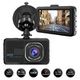 Dash Camera for Cars Recorder, Video Dash Cam 3 Inch 1080P Full HD Wide Angle Driving Recorder with Night Vision WDR G-Sensor Parking Monitor Loop Recording Motion Detection