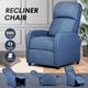 Upholstered Recliner Chair Armchair Fabric Sofa Lounge Couch Living Room Furniture