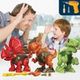 3 Dinosaurs Creativity Construction STEM Toys with Electric Screwdrill Take Apart Building Dinosaur Toys