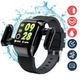 Smart Watch  TWS Earbuds With Earphones Music BT5.0 Wireless Touch Control Heart Rate Run