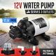 12V 3-Chamber Diaphragm Water Pressure Pump 12.5L/min Self-priming Caravan Trailer Boat
