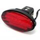 Jaxsyn Novelty Towbar Trailer Hitch Cover Tow - Red Oval Brake light