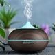 550ML Aroma Diffuser Humidifier Retro Drum Shape 7-color Changing / Fixable Night Light 3-mode Mist Time