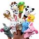 Plush Toys Happy Family Fun Cartoon Animal Finger Puppet