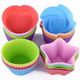32PCS Silicone Cupcake Liners Reusable Baking Cups Nonstick Easy Clean Pastry Muffin Molds 4 Shapes