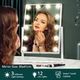 Maxkon Hollywood Makeup Mirror LED Vanity Mirror Light Up Mirror with 12 LED Lights