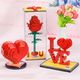 DIY Rose Love Word 528pcs Building Bricks blocks Toy Valentine Day