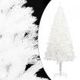 Artificial Christmas Tree Lifelike Needles White 150 cm