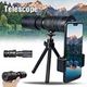 Super Telephoto Zoom Monoculars - 4K 10-300X40Mm Waterproof and Anti-Fog Night Vision