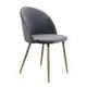 2x Dining Chairs Seat French Provincial Kitchen Lounge Chair Grey
