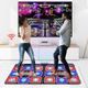 Wireless Double Dancing Mat Pad 2 Remote Controllers Fitness Couples and Family Friends Players