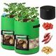 10 Gallon Plant Grow Bags 2 Pack with 360 vision