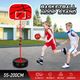 2m Basketball Hoop for Toddler Kids Children Portable Adjustable Indoor Training Set
