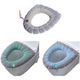 3Pcs Toilet Seat Cover, Soft Thick Toilet Seat Warmer with Lanyard(3 Random Color)