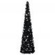 Pop-up Artificial Christmas Tree Black 180 cm PET