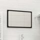 Bathroom Mirror Black 60x1.5x37 cm Chipboard
