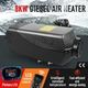 12V 8kW Diesel Air Heater Portable Parking Heater Remote Control LCD Panel Black & Grey