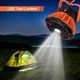 Portable Camping Fan with LED Light,Remote Control Desk Fan Camping Accessories,5200mAh USB Rechargeable Battery LED Tent Lantern with Hanging Hook