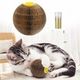 Cat Scratch Toy, Upgraded Cat Toys for Indoor Cats, Cardboard Chew Toy for Kittens, Refillable Catnip Toy