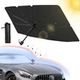 Car Sun Shade for Windshield Foldable Sunshades Umbrella for Car Front Windshield  Fits Windshields of Various Sizes (80cm*140cm)