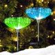 Solar Garden Lights | 7 Color Changing Solar Lights Outdoor Decorative | for Yard Patio Pathway Decorations(2 pcs)