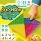 Push Pop Bubble Fidget Toy Tangram Sensory Toy Anxiety Stress Relief Adults Kids Classroom
