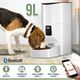 Petscene 9L Automatic Pet Feeder Auto Dog Cat Feeder Food Dispenser with Bluetooth