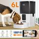 Petscene 6L Automatic Pet Feeder Auto Dog Cat Feeder with 1080HD Camera App Control and Night Vision