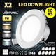 20x LED Downlight Kit Ceiling Bathroom Tri-colour CCT Changeable Dimmable Downlights 9W 90MM