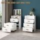 Dressing Table with Mirror Stool and Bedside Table Set Modern Home Furniture