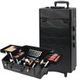Makeup Case Professional Makeup Organiser 7 in 1 Trolley Black