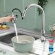 WELS Pull Out Kitchen Tap Mixer Swivel Sink Faucet Tap Kitchen Laundry Tap with Stream and Spray Modes
