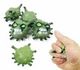 2PCS Squishy Toys Squeeze Viruses Bacteria Stress Relief Educational Toys for Boys Girls Kids (Virus Green)
