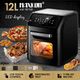 Maxkon Air Fryer Oven 12L 1800W Electric Kitchen Appliances Tilt LED Digital Touchscreen 12-in-1 Presets Black